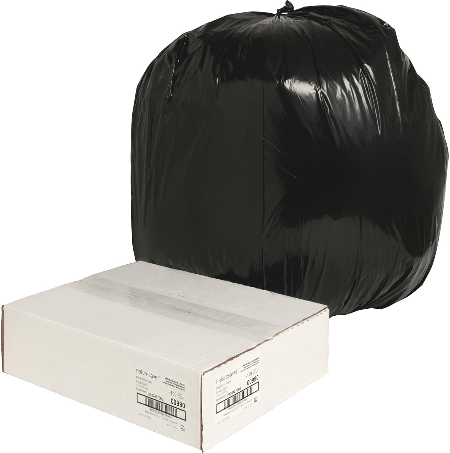 Black Low-Density Recycled Can Liners