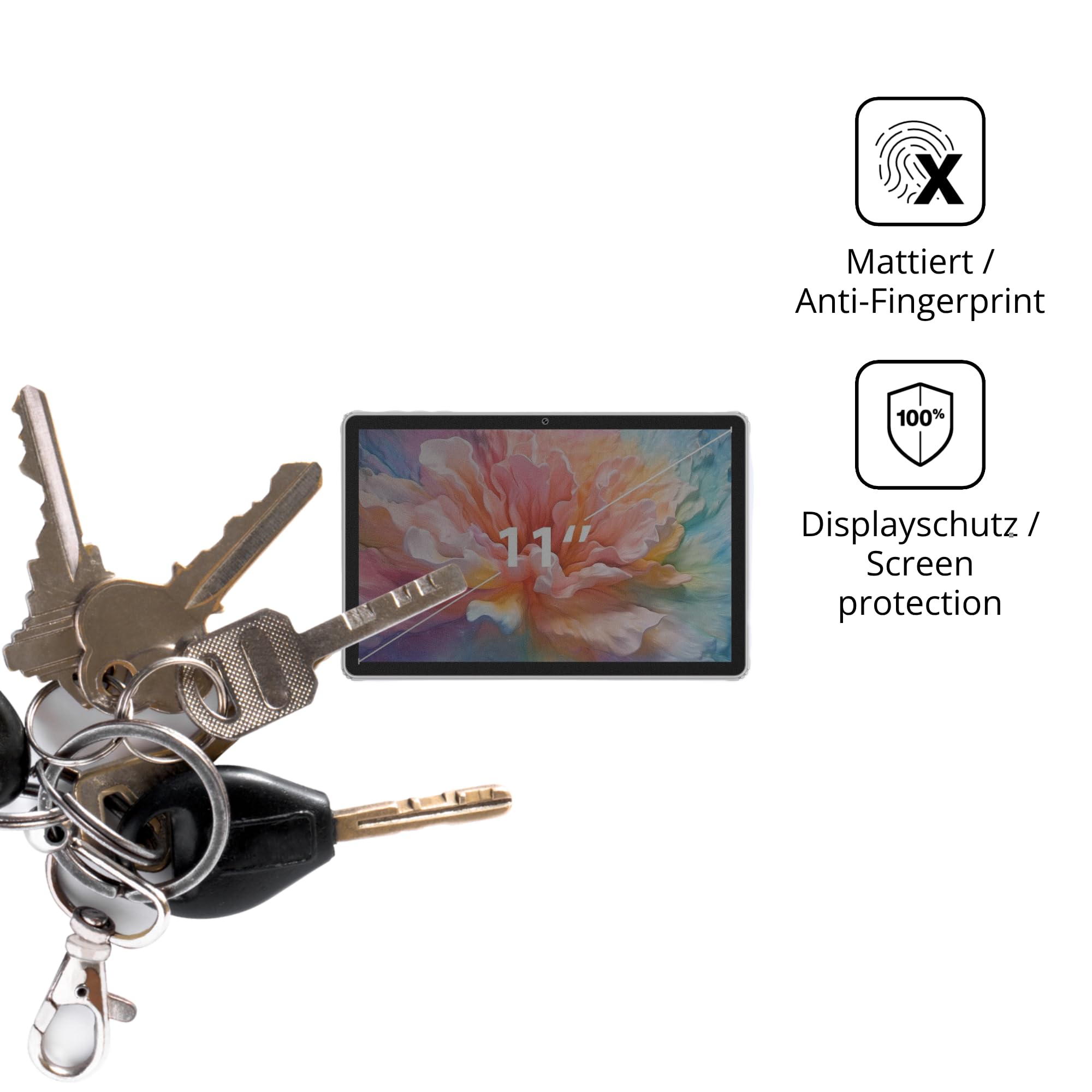 dipos Protector de Pantalla Antiespía para PIXGOOD M902 | Película protectora mate, filtro de privacidad 4 vías, ajuste perfecto, antiarañazos, sin burbujas, autoadhesivo