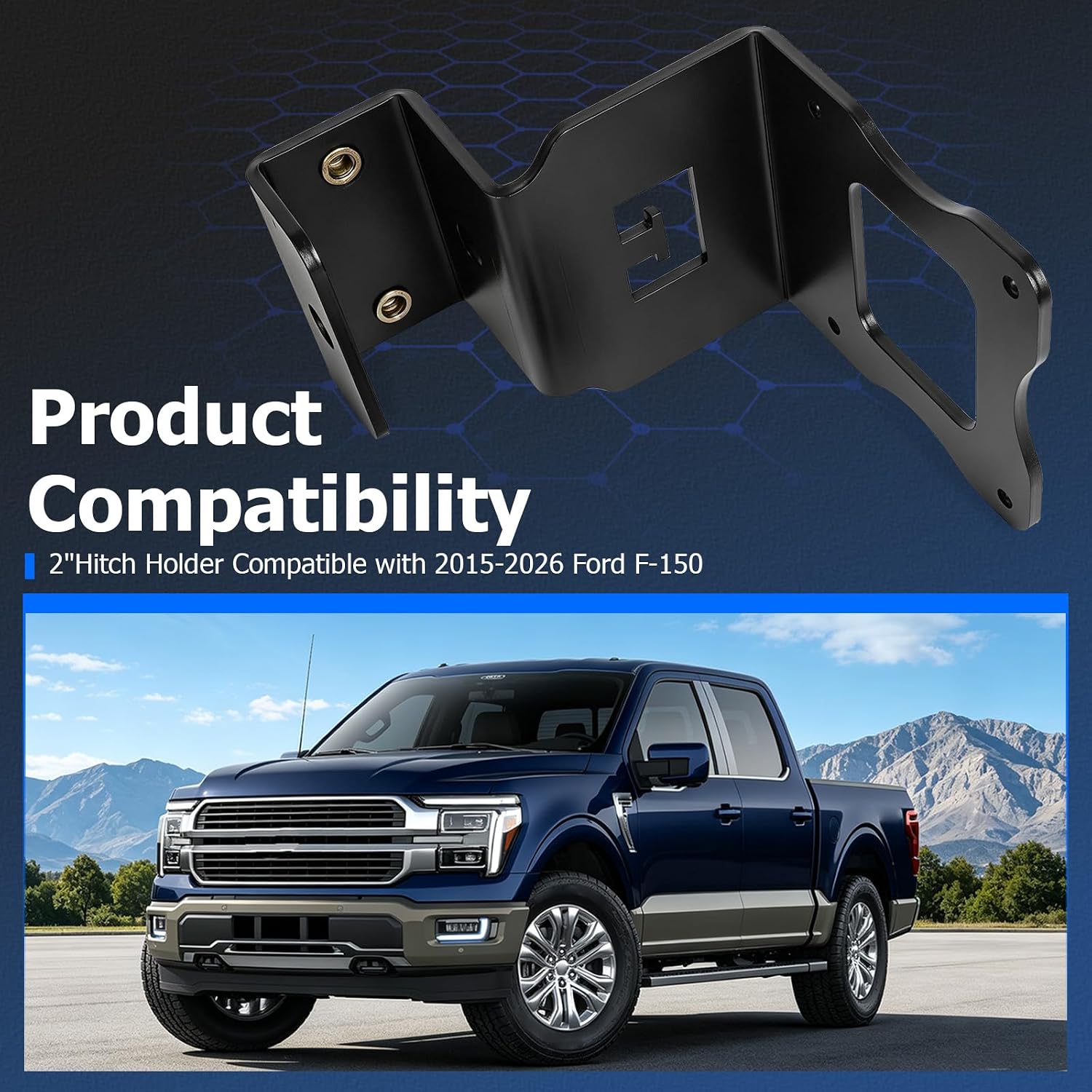 Ford Boxlink Hitch Holder for Truck Bed,Fit for 2015-2026 Ford F150