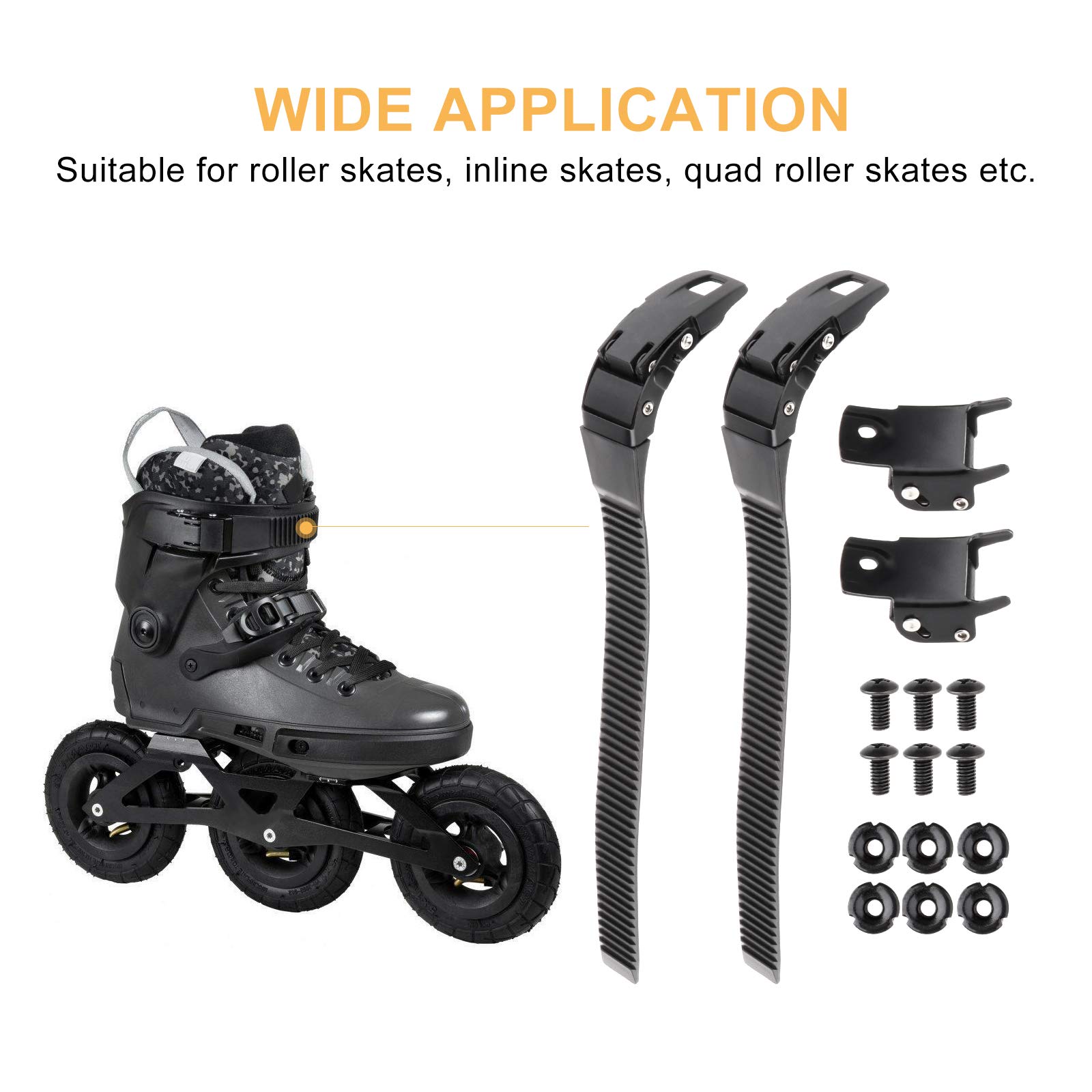 Homyl Set Sangle Inline Roller Skates Remplacement Shoes Energy Avec Vis + Boucle