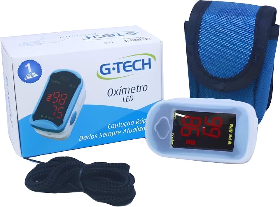 Oximetro G-tech Certificado Pela Anvisa Medidor De Saturação