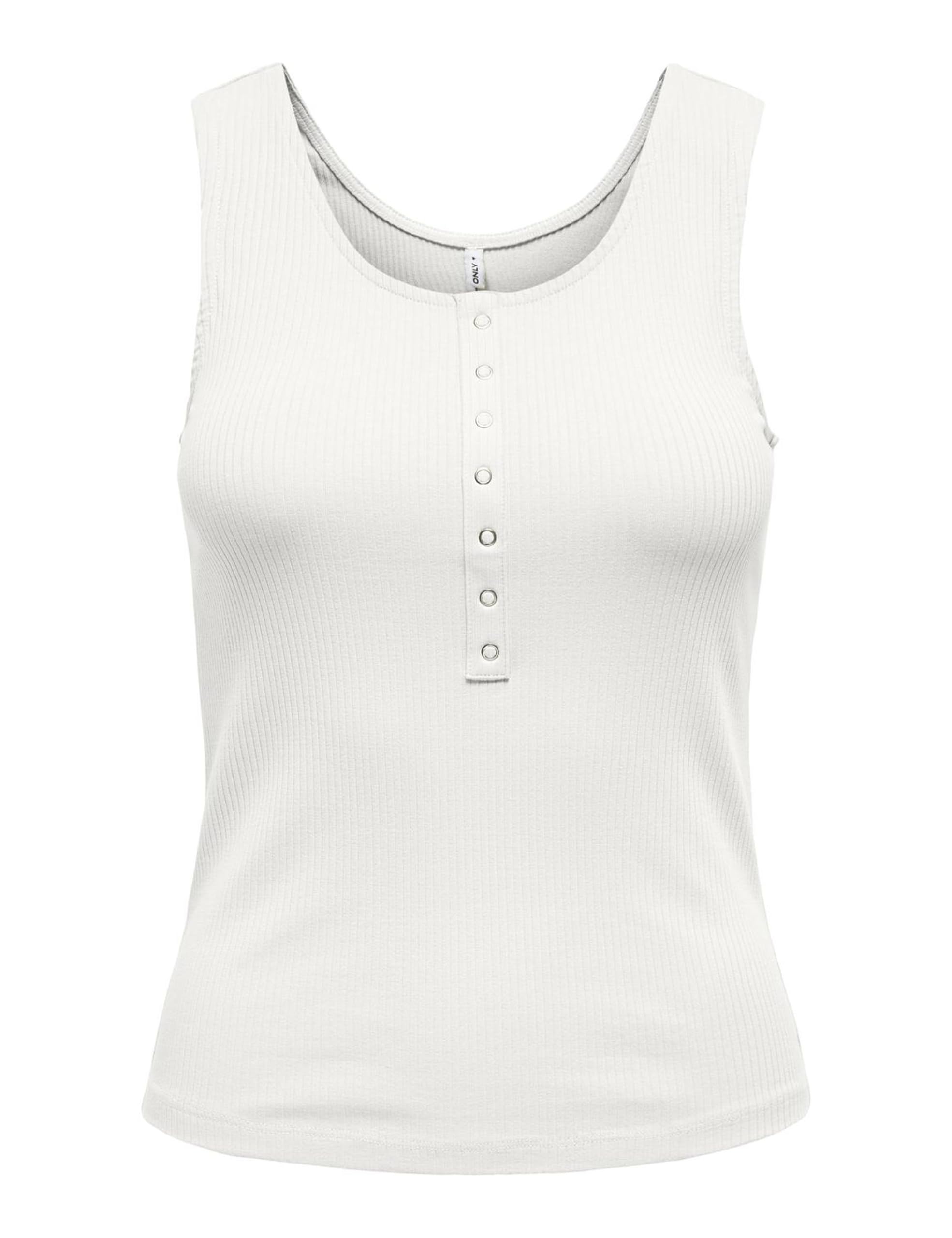 ONLY Onlsimple Life S/L Button Top Box JRS, Cloud Dancer, L
