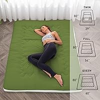 Vista 42 de Dr.Futon Colchón de futón japonés extra grueso plegable enrollable para invitados, tumbona y Tavel