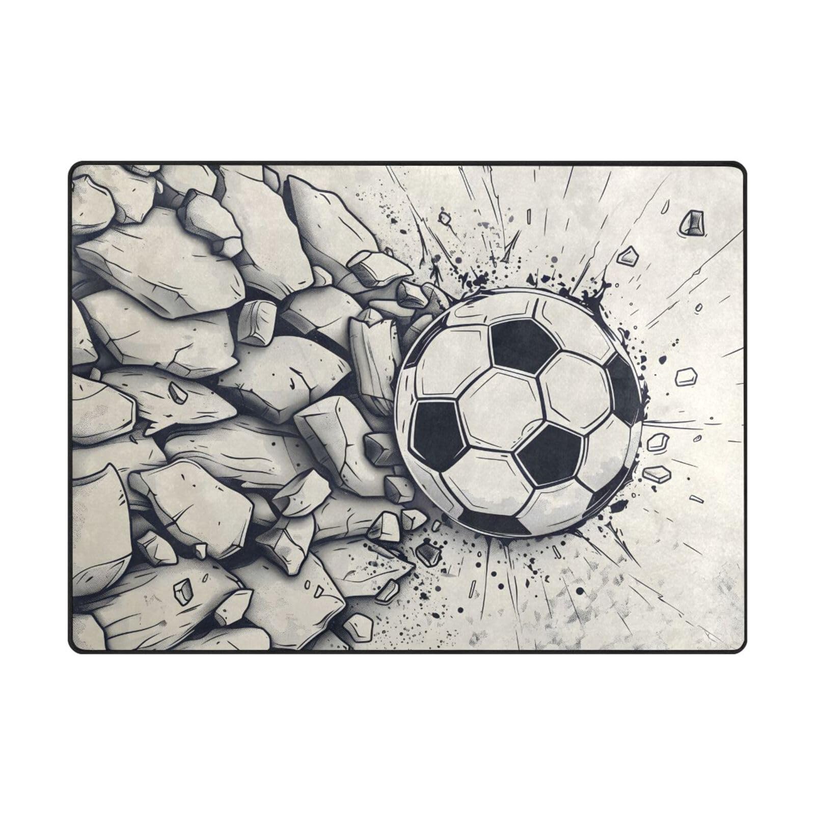 Tapis de sol contemporain salon grand format 203 x 147 cm doux