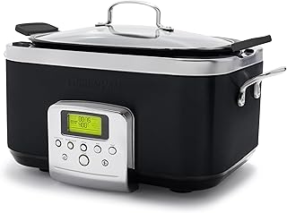 GreenPan Elite 8 - in -1 Programmable 6QT Electric Slow Cooker, Dishwasher Safe Lid & Removable Crock, PFAS-Free Healthy C...