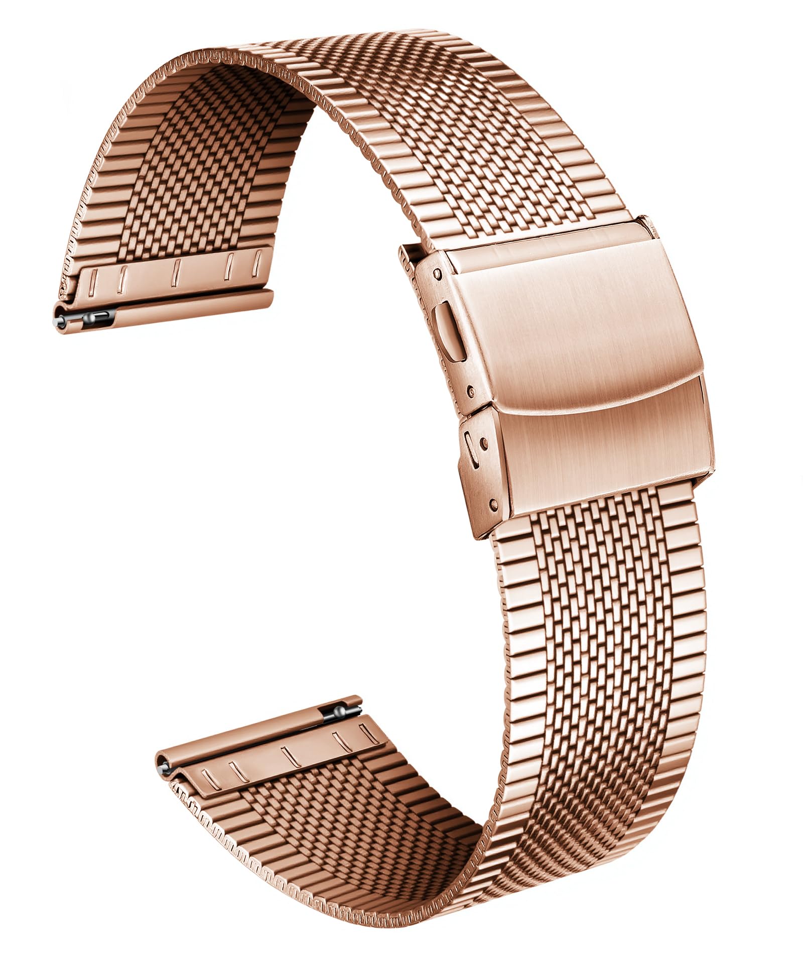 BINLUN Edelstahl Mesh Uhrenarmbänder 12mm 14mm 16mm 18mm 20m