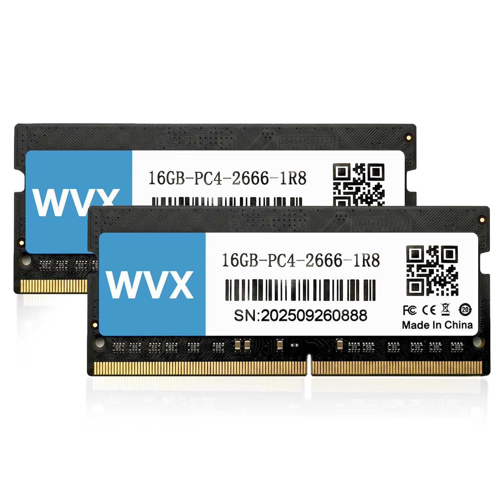 Amazon.co.jp: WVX ノートPC用メモリ DDR4-2666mhz（PC4-21300)16GB×2