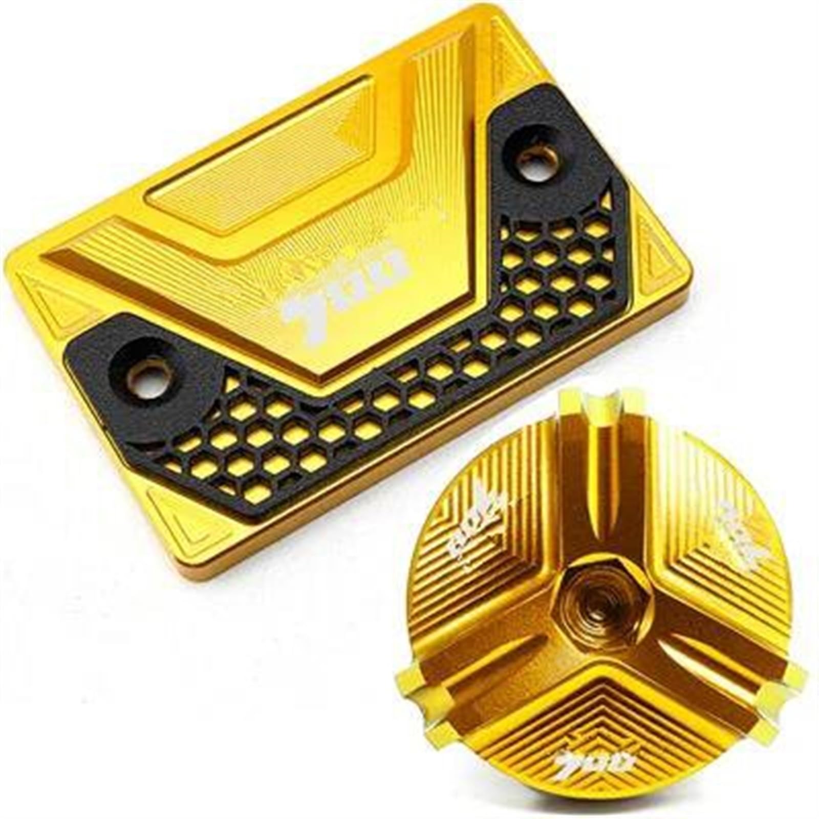 Tapa de líquido de frenos y tapón FBCE Gold para Tenere 700 XTZT700 2019-2023 6