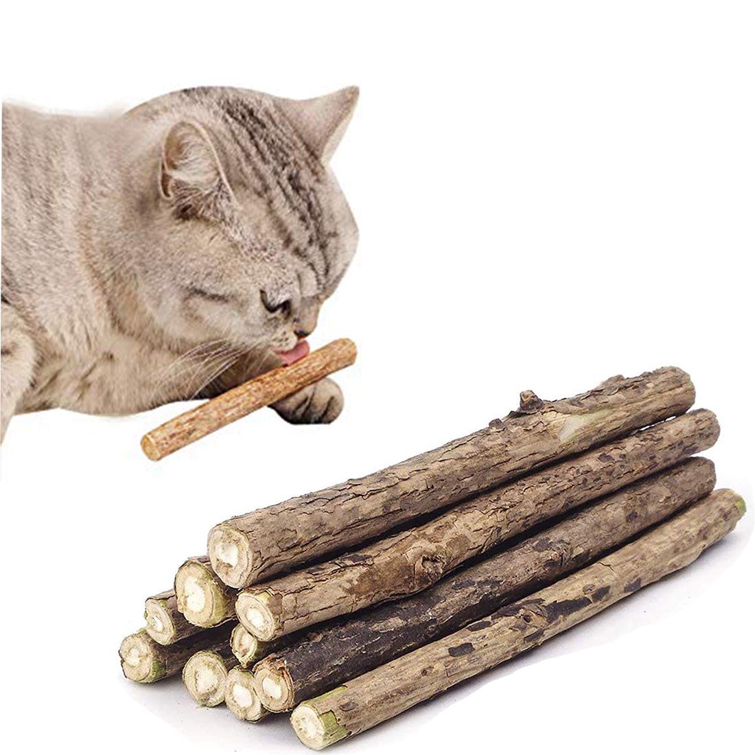 Katten Silvervine Stokken,5 Stuks Eetbaar En Likbaar