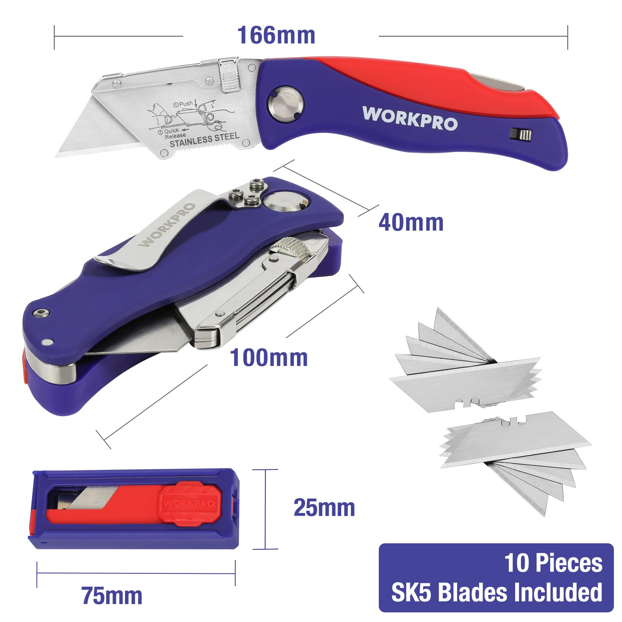WORKPRO Klappmesser