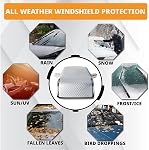 Car Windshield Hood Ice and Snow Cover, Automotive Anti-Frost Guard Sun Shade UV Protection Shield, Vehicle Thick Winter Waterproof Heat and Windproof Window Blocker for Most Cars