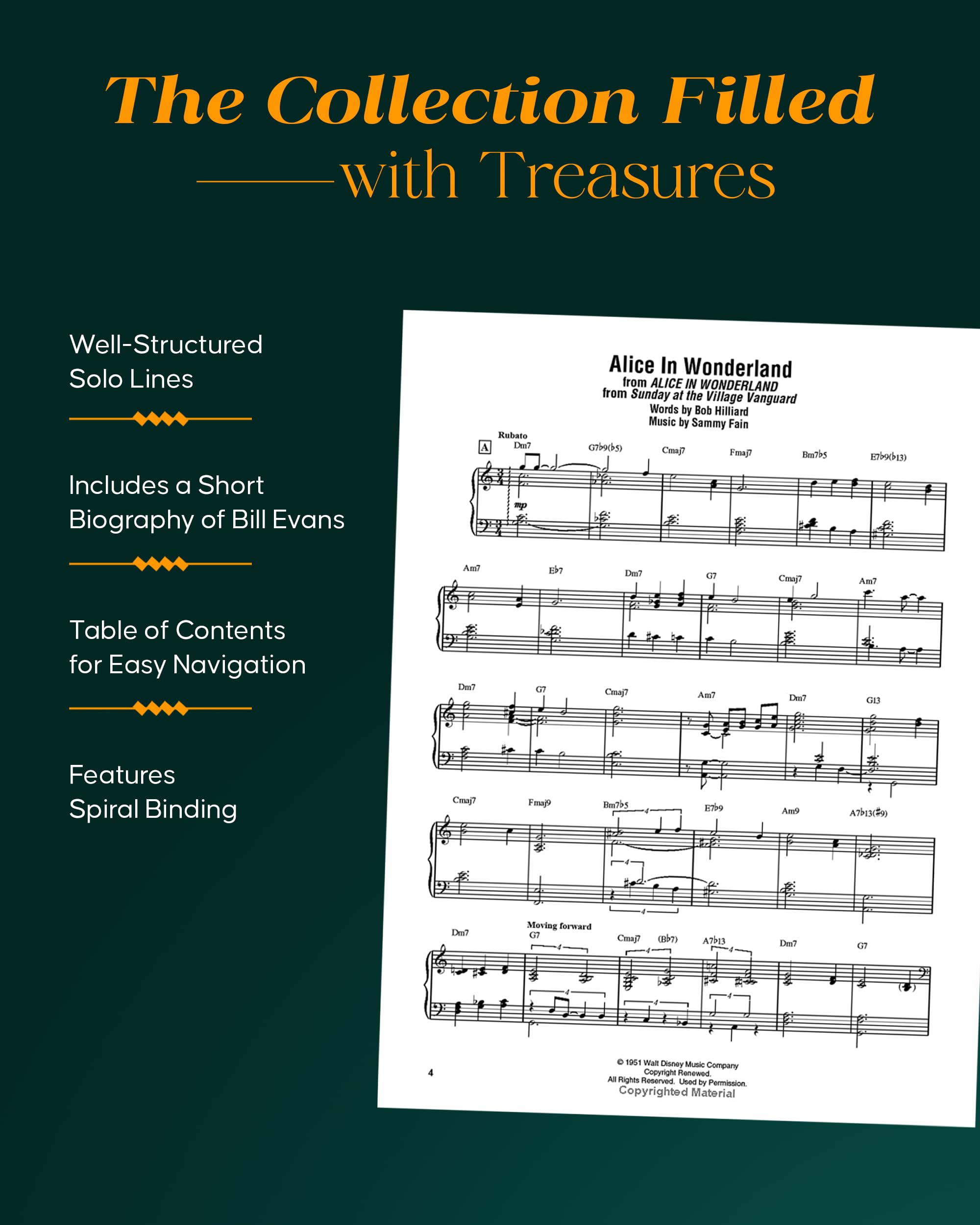 Bill Evans Omnibook for Piano | Songbook per Pianoforte Jazz con Trascrizioni Nota per Nota di 40 Classici di Bill Evans | Raccolta di Spartiti per ... Transcribed Exactly from His Recorded Solos