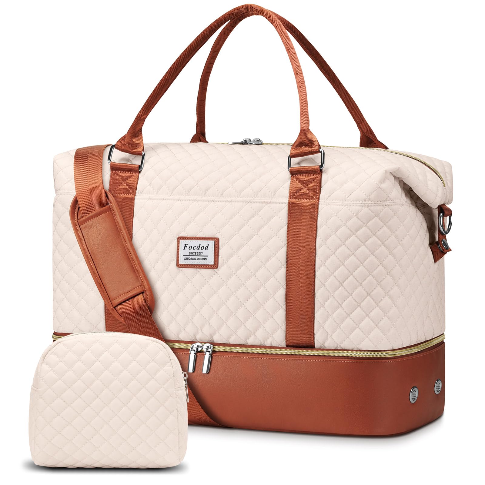 Travel Weekender Duffle Bags for Women: Overnight Bags with Shoe Compartment Large Carry on Weekend Bag with Toiletry & Wet Pocket Tote Duffel Bag