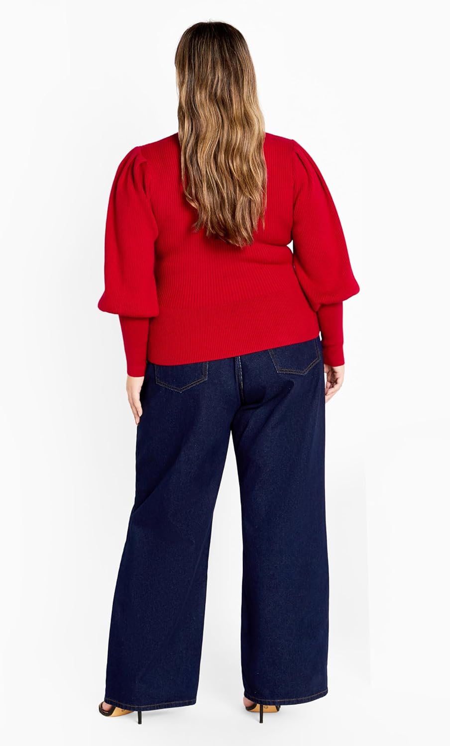 City Chic Women's Plus Size Jumper JoJo Peplum - Image 4