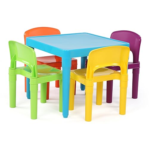 Humble Crew Tot Tutors Plastic Table and 4 Chairs Set