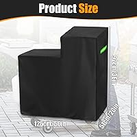 Vista 2 de Funda para freidora Bayou Classic700-701/700-704 600D Oxford cubierta de freidora para freidora de 4 galones con estante de carro, impermeable