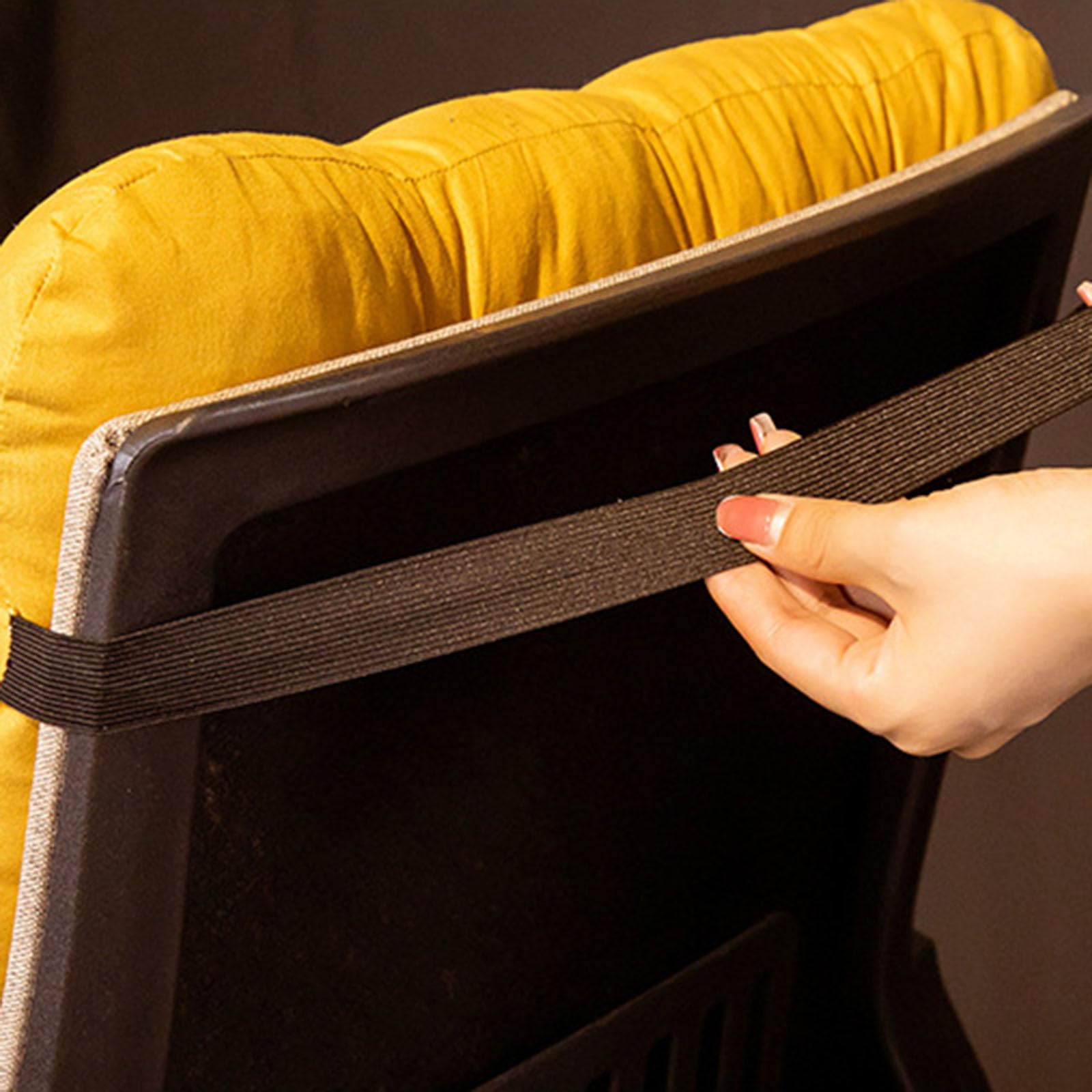 Cuscini impermeabili per sedie da giardino con schienale alto, 45 x 85 x 8 cm, perfetti per rilassarsi e cenare, comodi cuscini per tutte le stagioni