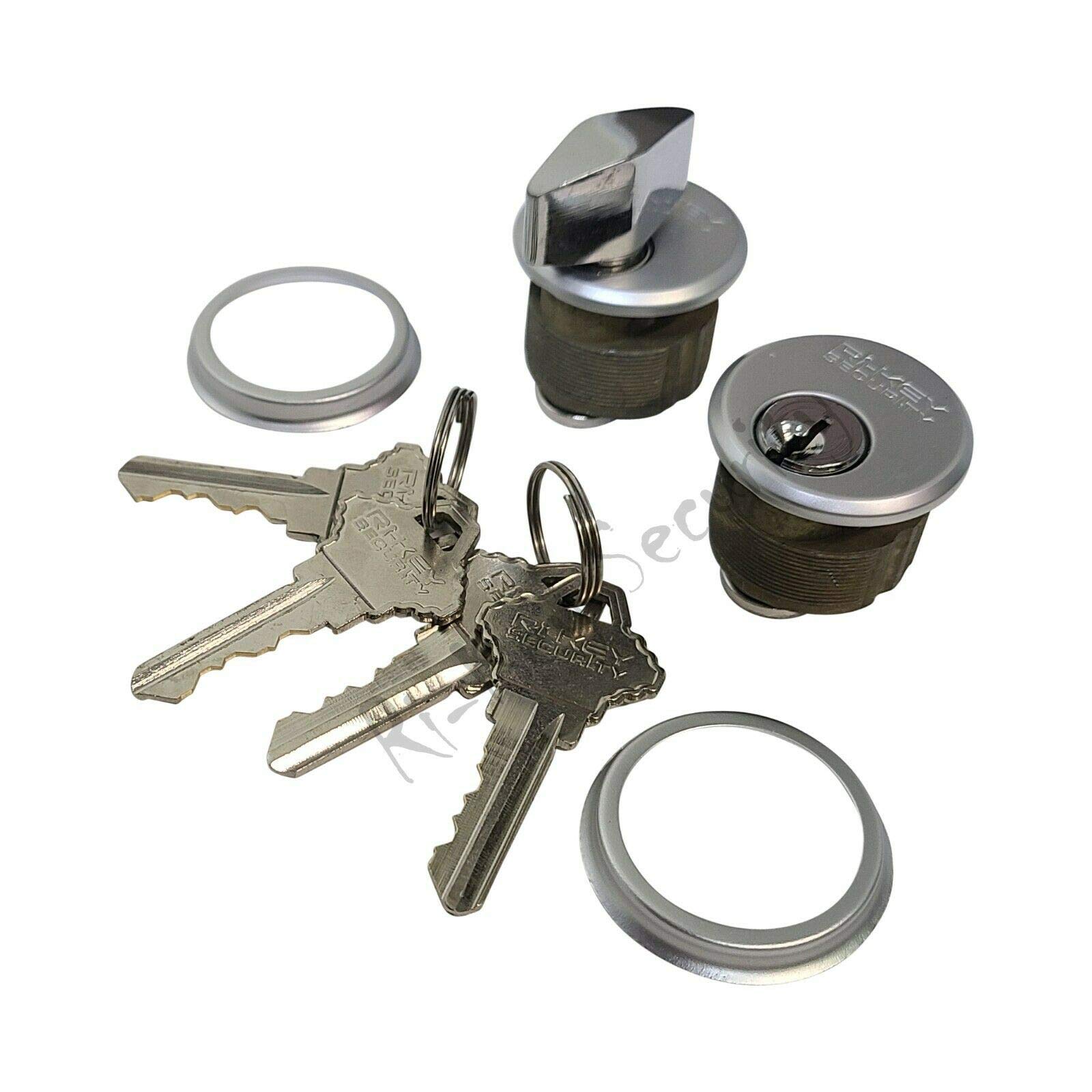 Adams Rite Cam SC1-TT - Cerrojo de seguridad para puerta de tienda con 2 cilindros