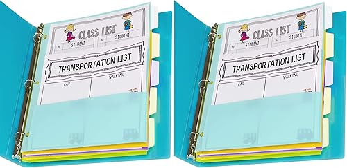 C-Line Divisores de Ăndice brillantes con 5 pestañas y mĂşltiples bolsillos (paquete de 2) C-Line Divisores de Ăndice brillantes con 5 pestañas y mĂşltiples bolsillos (paquete de 2)