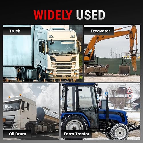 Miniatura 5 de Bomba de transferencia de combustible de 110V AC 12GPM con boquilla automática y kit de manguera para gasolina diesel rojo con filtro de partículas