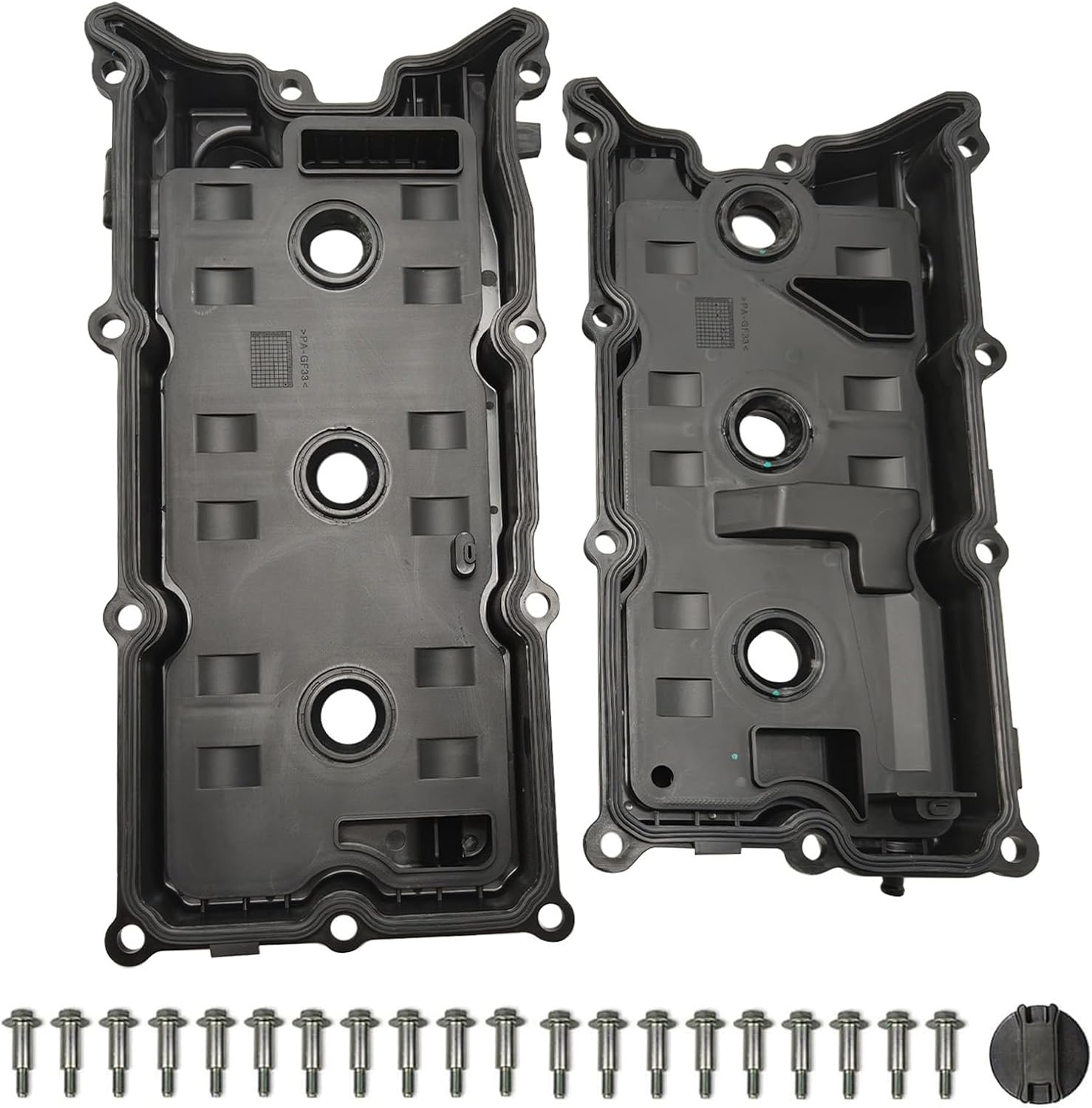 GELUOXI 2x Engine Valve Cover Replacement for Nissan Frontier 05-19 Pathfinder 2005-2012 Xterra NV1500 NV2500 NV3500 4.0L 2012-2021 13264EA210 13264EA200