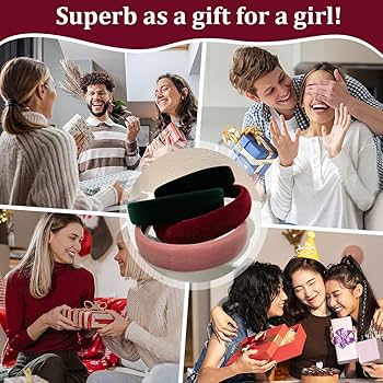 5er Set Haarreifen Damen - Elegante Textil Haarbänder Für Alltag & Party