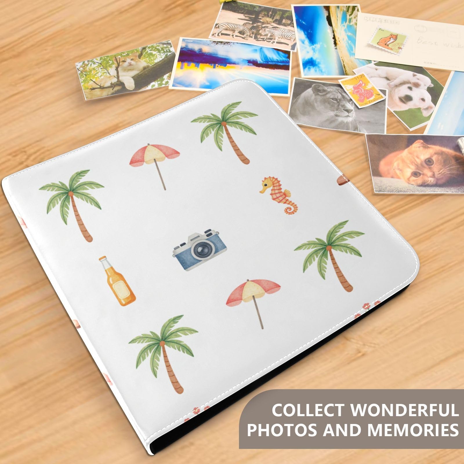 Letni jamnik plaża skóra PU okładka album fotograficzny