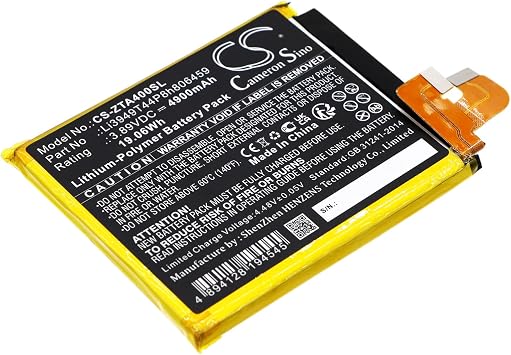 Tingen 4900mAh Battery Replacement for Axon 40 Ultra 5G A2023PH Axon 40 Ultra A2023P Li3949T44P8h806459 3.89V