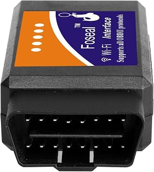 Car WiFi OBD 2 OBD2 OBDII Scan Tool Foseal Scanner Adapter Check Engine Light Diagnostic Tool for iOS & Android