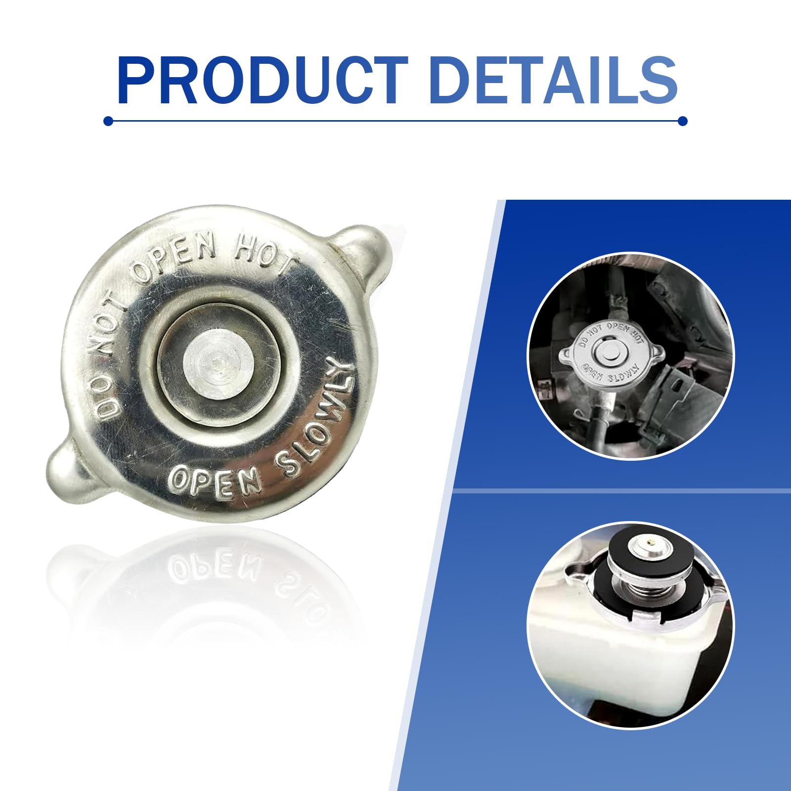 16PSI Radiator Cap Safety Radiator Cover Car Accessories Universal Coolant Reservoir Cap for 16PSI Radiator Cap Safety Radiator Cover Car Accessories Universal Coolant Reservoir Cap for