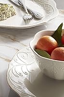 Vista 10 de Lenox 890951 French Perle - Juego de vajilla de 12 piezas, color blanco