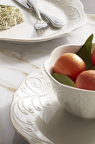 Miniatura 10 de Lenox 890951 French Perle - Juego de vajilla de 12 piezas, color blanco
