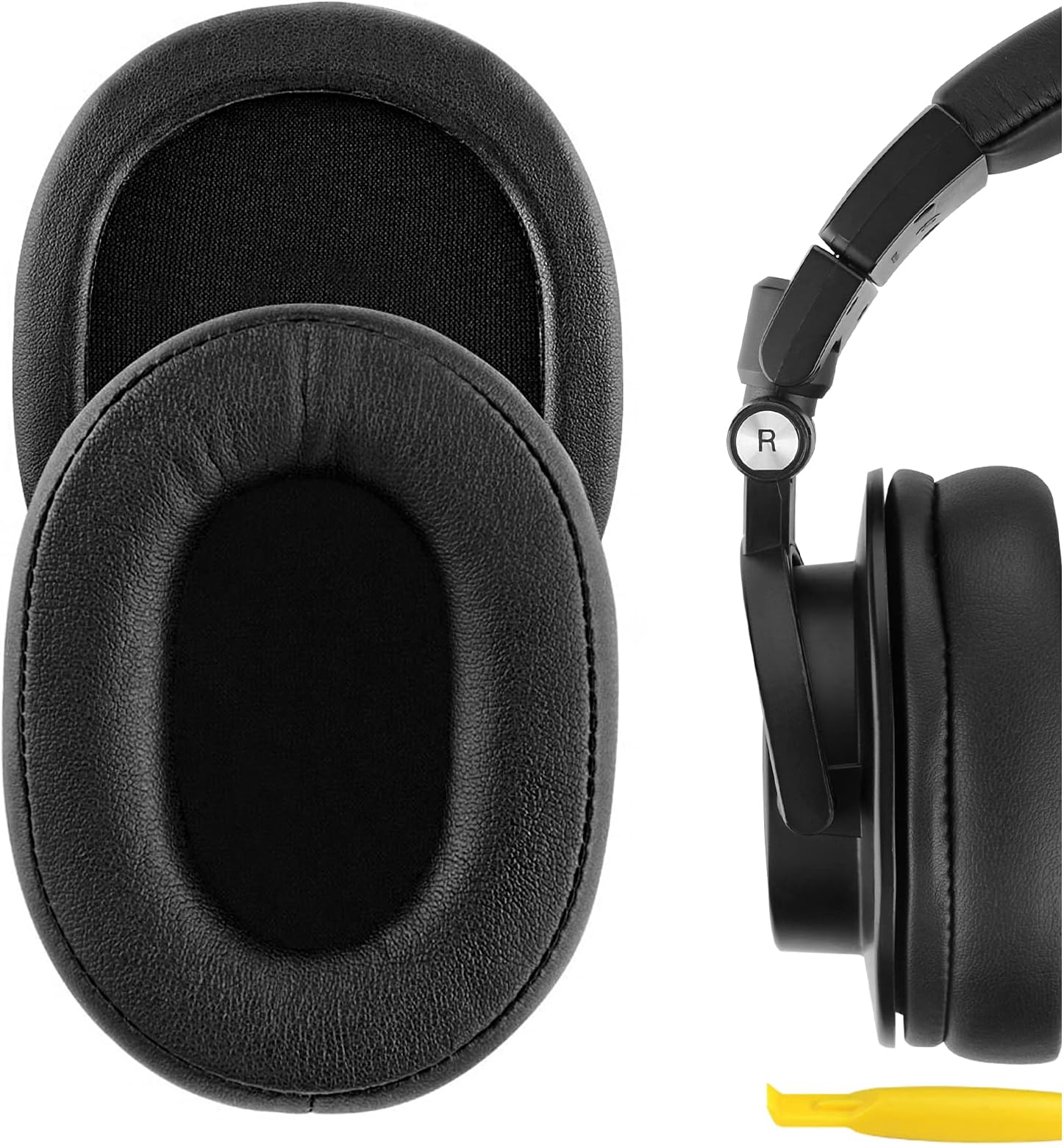 Geekria QuickFit Replacement Ear Pads for Audio Technica ATHM50X ATH