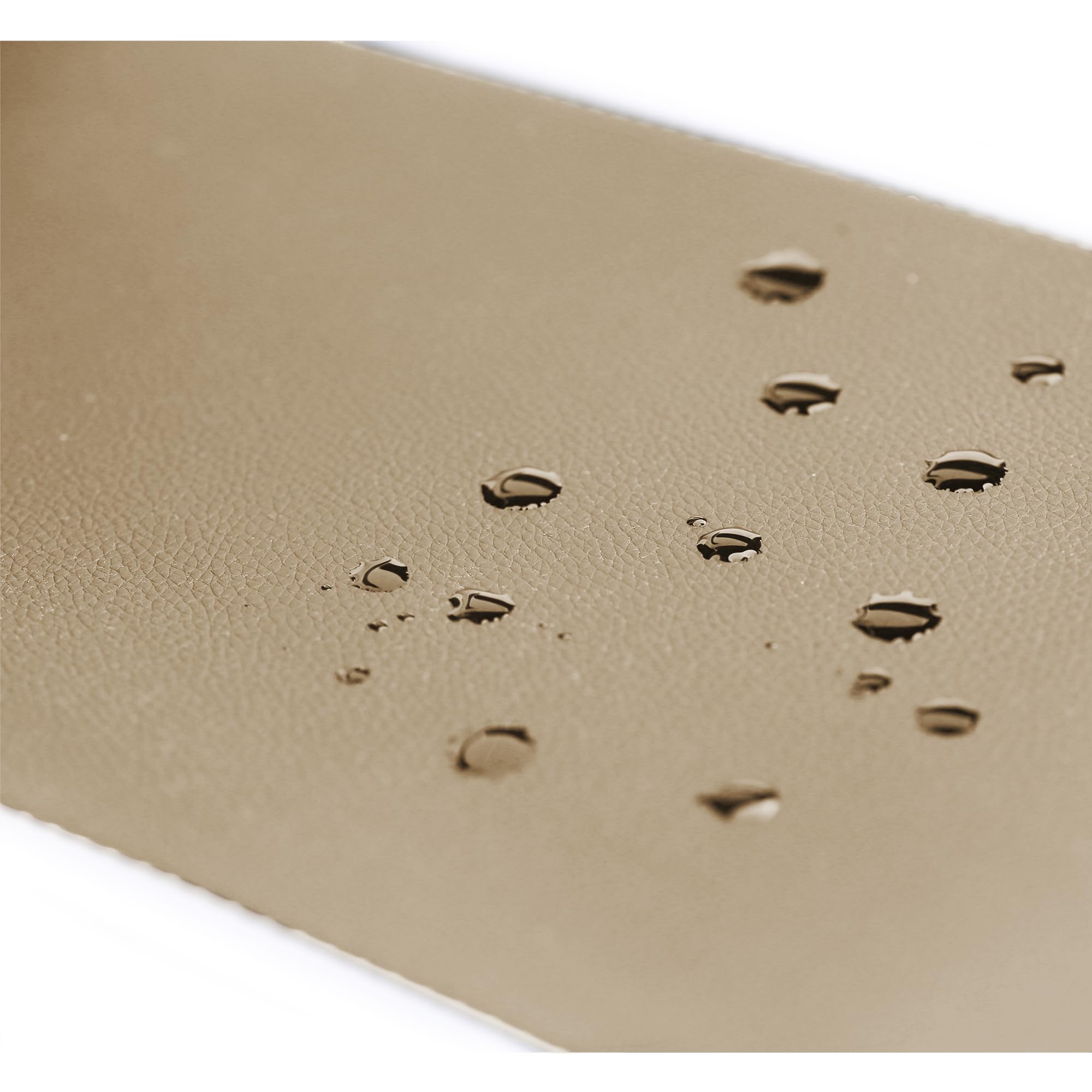 Silla de oficina para juegos GT Extreme de cuero ecológico (Beige y blanco)