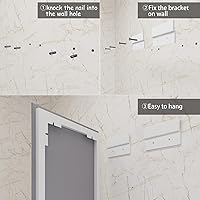 Vista 6 de OKPAL Espejo de baño LED de 40 x 32 pulgadas, espejo de baño con luz antiniebla, espejo de tocador iluminado regulable, espejo de tocador LED