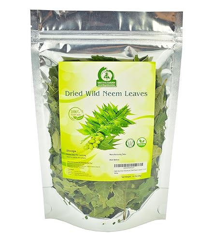 Hight Nutrition Hojas de neem secas asiáticas silvestres (1.0 oz)