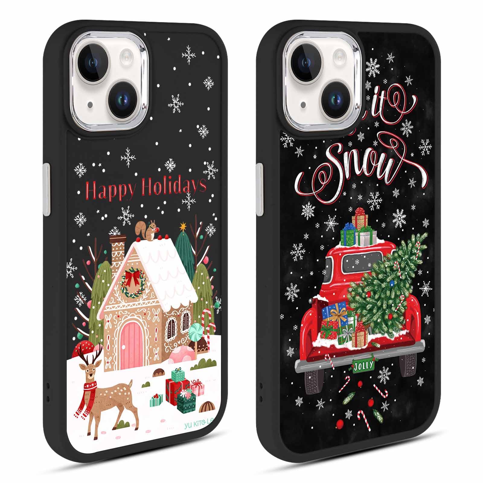 Foonary Noël Magnétique Coque Pour IPhone 14/iPhone 13 6,1