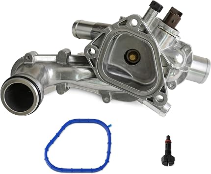 Upgrade Aluminum Engine Thermostat and Housing Assembly Compatible with 2007 2008 2009 2010 2011 2012 2013 Mini Cooper Cooper S Countryman JCW 1.6L