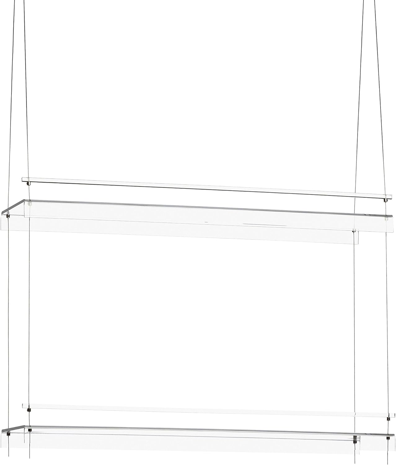 Beautiful Views Hanging Window Plant Shelves (2 Shelves)