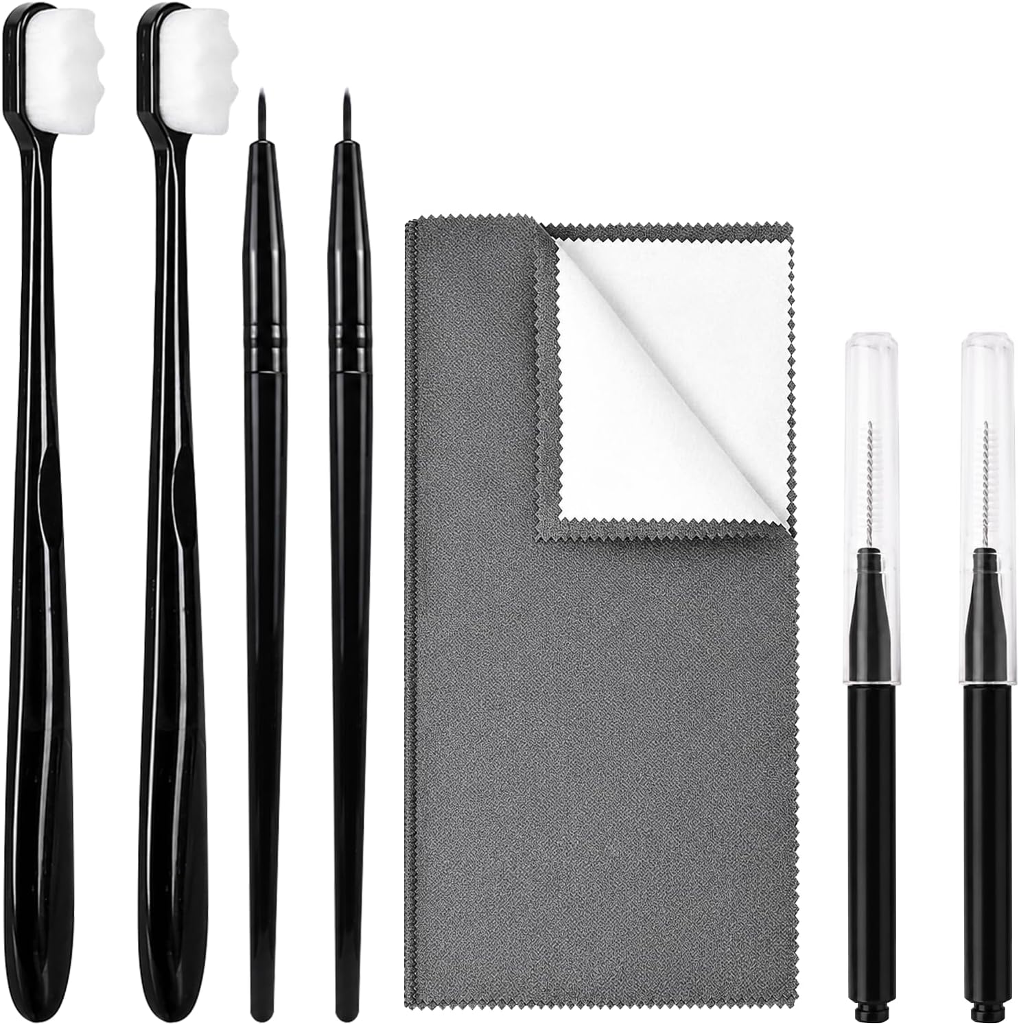 Jewelry Cleaning Brush Kit 7PCS Ring Cleaning Tools Set