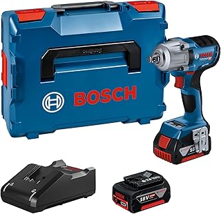 Gesponserte Anzeige – Bosch Professional 18V System Akku Drehschlagschrauber GDS 18V-450 HC (Anziehmoment 450 Nm, Losbrech...