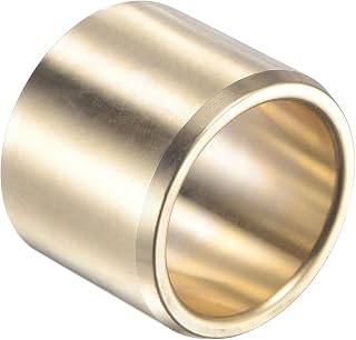 uxcell Sleeve Bearings 1" Bore 1-1/4" OD 1" Length Cast Brass Self-Lubricating Bushing