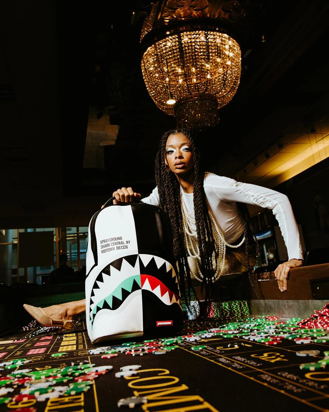 SPRAYGROUND SHARK CENTRAL REFLEX DLXSV BACKPACK