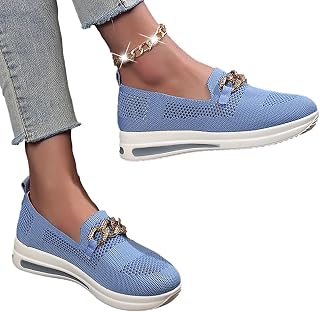 Women's Comfortable Sneakers | Flat Sneakers Shoes Comfortable Lightweight,Orthopedic Comfortable Casual Breathable Shoes for Walk, Leisure, Fishing, Work, Shopping Laaazy