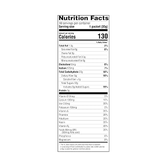 Amazon Grocery, Apple & Cinnamon Instant Oatmeal, 1.23 Oz, 10 Ct