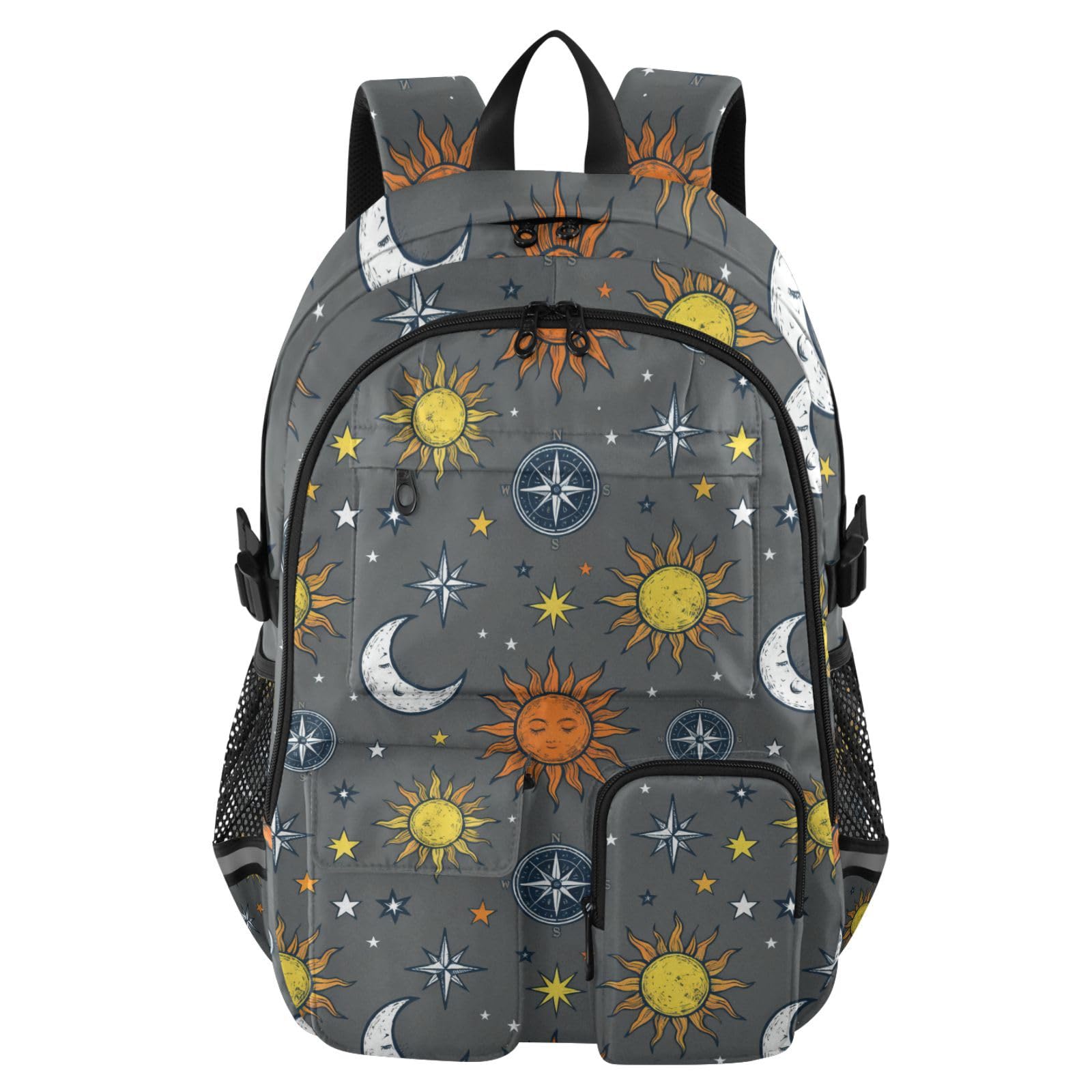 Mochila de oficina Space Star Nebula gris de 44.5 cm para evitar dolor de espalda 8