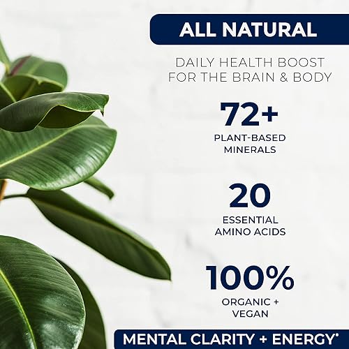 Miniatura 2 de Minerales quelados líquidos, mezcla de minerales fúlvicos húmicos orgánicos, más de 72 minerales a base de plantas, 20 aminoácidos esenciales, 100%