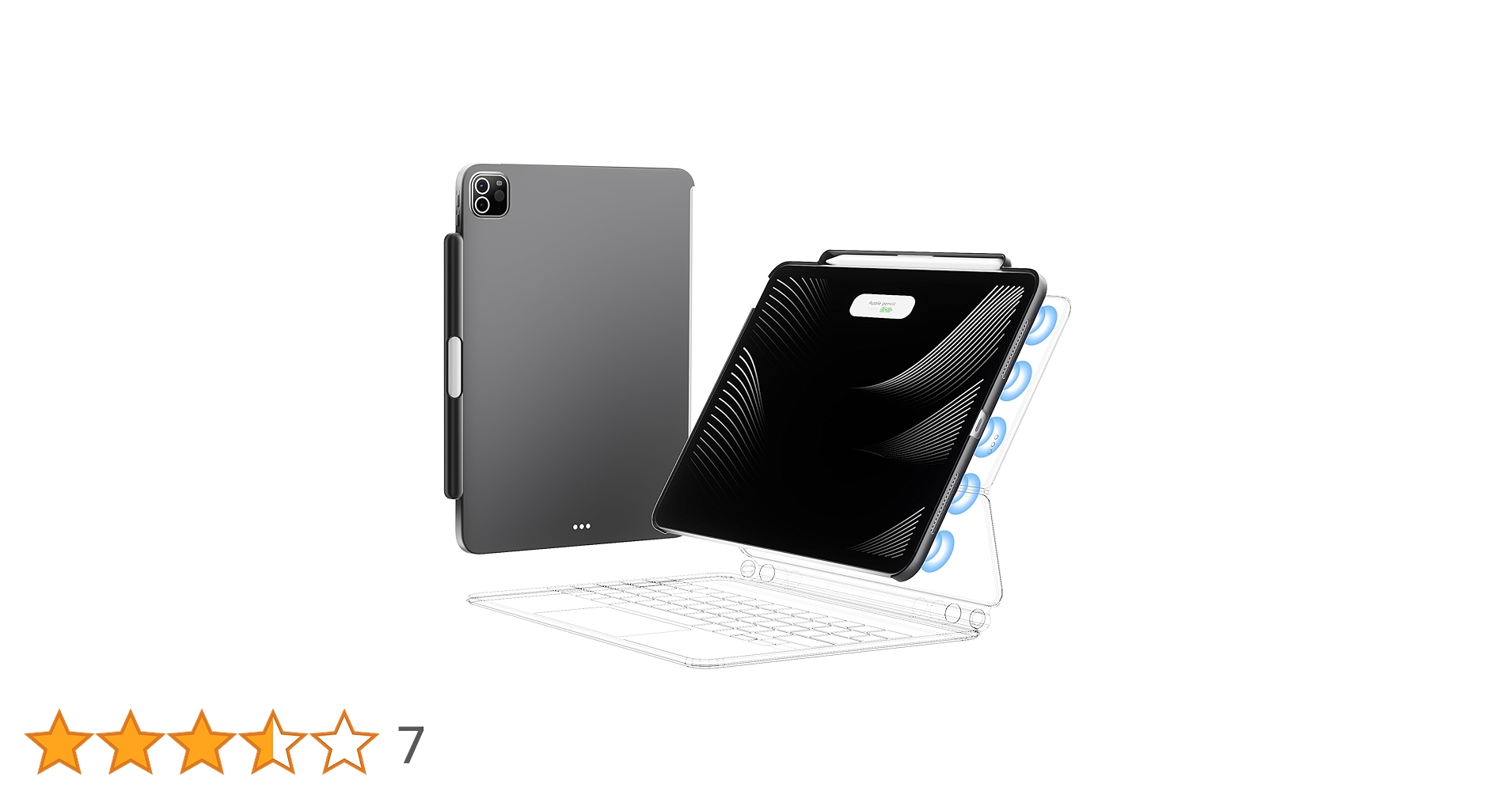 Amazon.co.jp: iPad Pro 11インチケース 保護カバー 磁気吸着 Magic