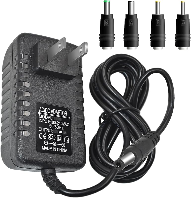 12V Adapter Charger Compatible with Seagate Freeagent Goflex, Backup Plus SRD0SD0, Elements Desktop, WD Western Digital, Fantom Drives, WD_Black D10, Avolusion PRO-5X External Hard Drive and More
