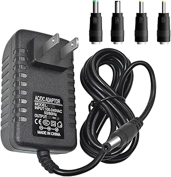 12V Adapter Charger Compatible with Seagate Freeagent Goflex, Backup Plus SRD0SD0, Elements Desktop, WD Western Digital, Fantom Drives, WD_Black D10, Avolusion PRO-5X External Hard Drive and More